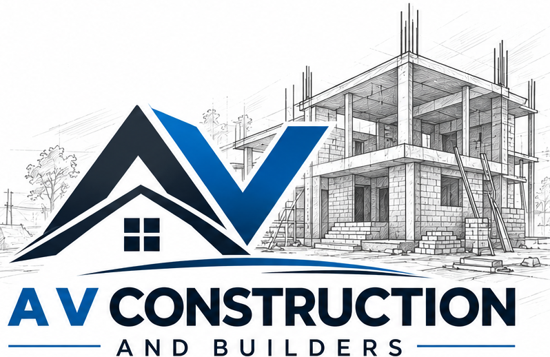 AV Construction and Builders Logo